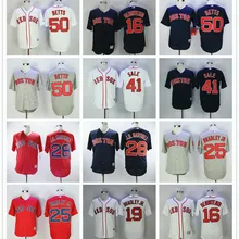 Мужские ботинки Boston Mookie Betts Xander Bogaerts J.D. Martinez Andrew Benintendi Chris Sale Jackie Bradley Flex& Cool Base Jersey