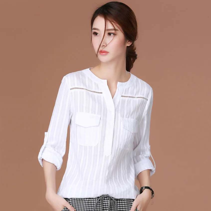 Женские Белые футболки размера плюс, Blusas Femininas E Camisas, рубашка с длинным рукавом, корейская модная одежда, Женская сорочка