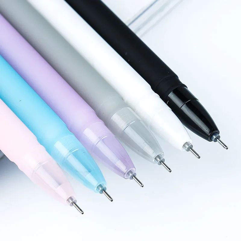 1 шт. разноцветный плюш гелевая ручка карамельный цвет черные чернила натуральные ручки 0,38 мм Школьные офисные принадлежности для письма для студентов подарок