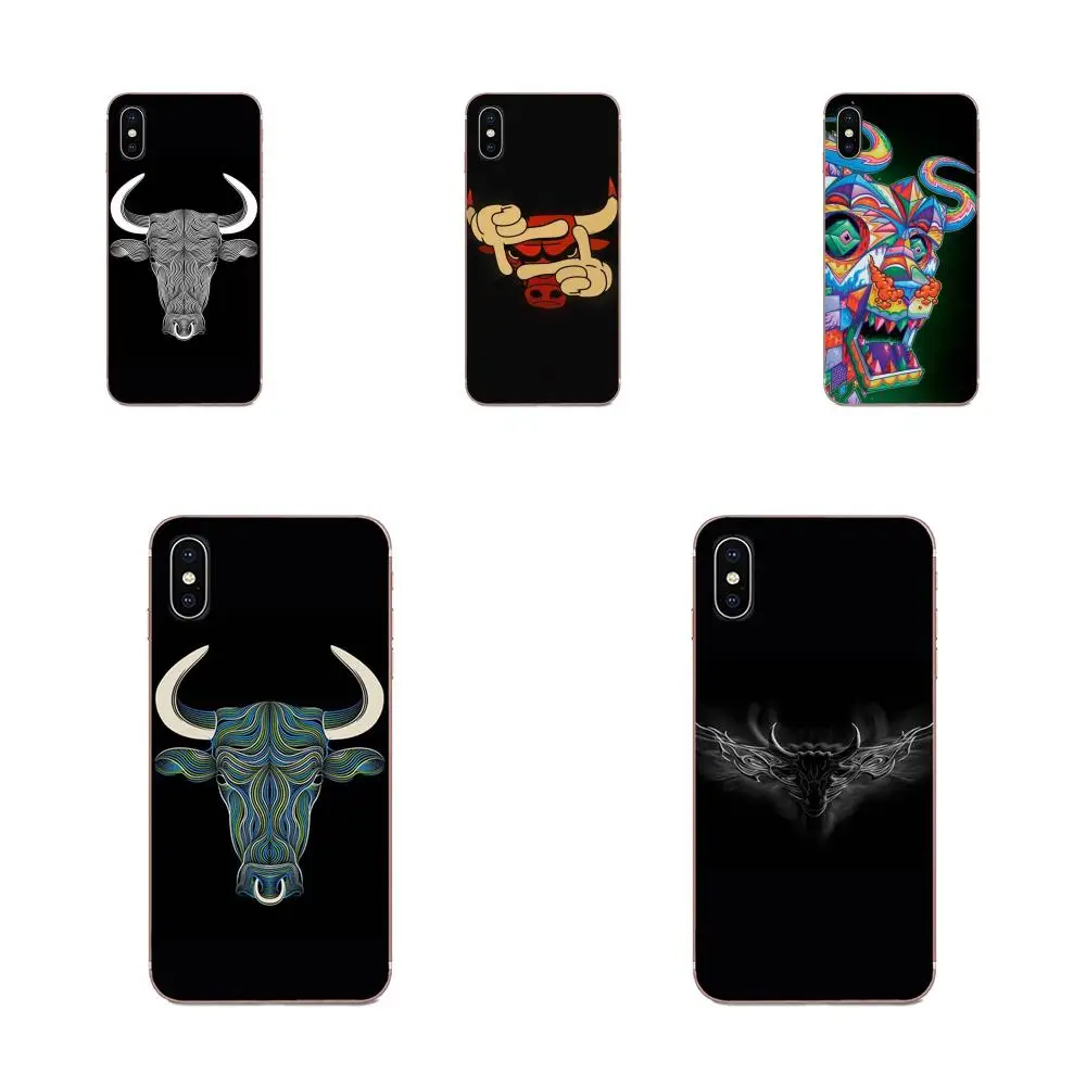 Абстрактный круто цифровое искусство линии в виде Головы Быка для LG G2 G3 G4 G5 G6 G7 K4 K7