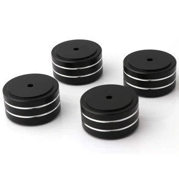 

4Pcs 40X20Mm Aluminum HiFi AMP Speaker Isolation Stand Turntable DAC Feet Pad