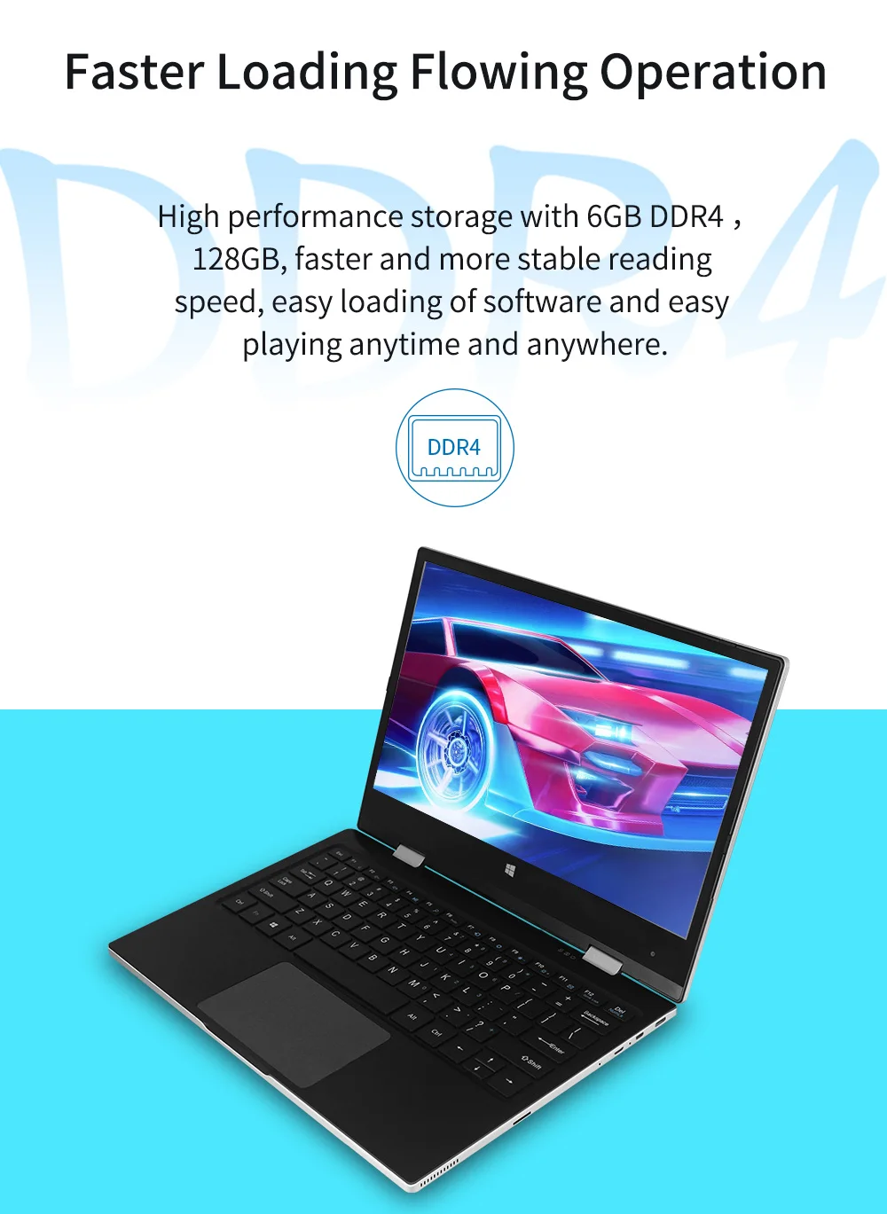 Jumper EZbook X1 Notebook 6GB 128GB 11.6 Inch 1920*1080 FHD IPS Laptop Touch Screen Intel Celeron Quad Core Laptops Windows 10