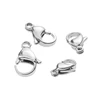 20pcs/lot Lobster Clasps Stainless Steel Jewelry Finding Clasp Hooks for Diy Necklace & Bracelet Chain Making 9/10/12/15MM ► Photo 2/6