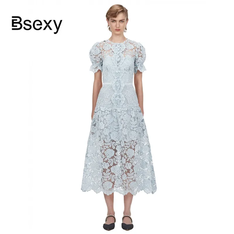 Элегантное рождественское платье 2020 летнее женское Ретро Королевское синее