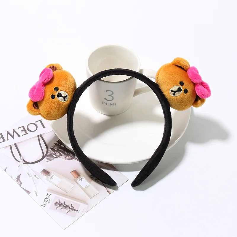 Headband 10 Резинки для волос маленькая Желтая утка эластичная лента-повязка на голову ребенок младенец девочки милый мультфильм маленький кролик медведь повязка на голову аксессуары - Цвет: Headband 10