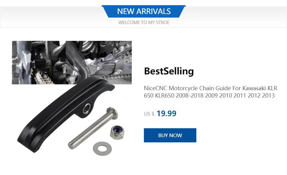 NiceCNC Motorcycle Front Fork Brace Fork Stabilisers For Kawasaki KLR650 08-22