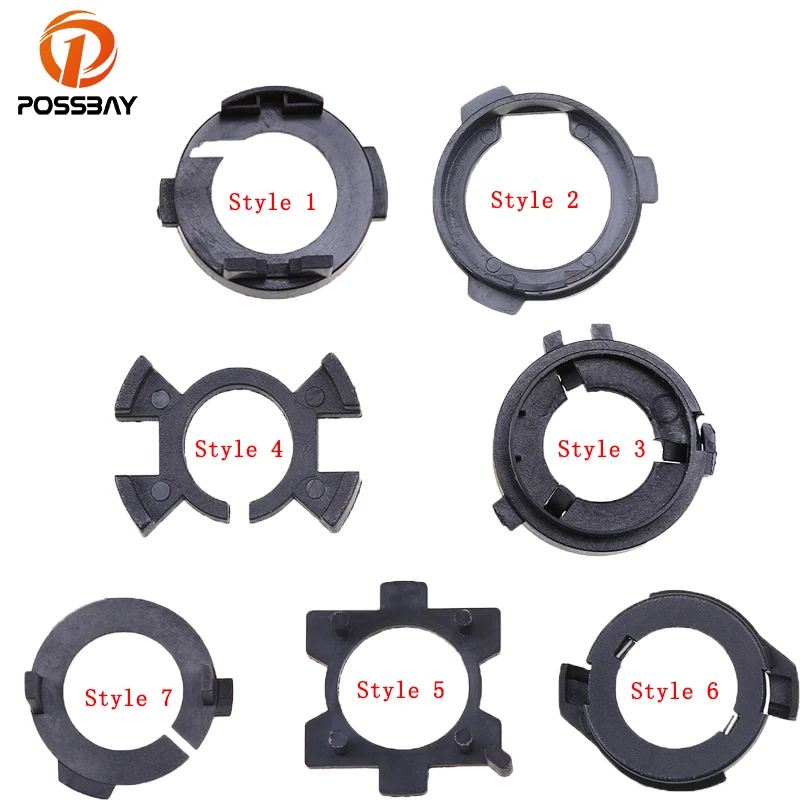 Светодиодные лампы POSSBAY для передних фар аксессуары Hyundai Kia VW Skoda Honda Toyota Mazda Ford H7