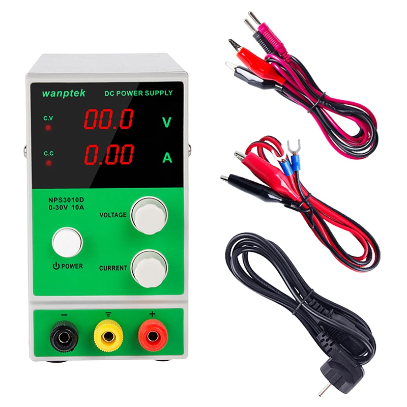 NPS 30V 10A Мини DC Питание 30V 10A Регулируемый 60V 5A USB цифровой импульсный источник Напряжение регулятор стабилизаторы ремонт ноутбуков паяльная источник - Цвет: NPS 30V 10A