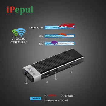 

Small rectangle android box tv mi tv stick prime video 4K 5G WiFi Network player Dongle youtube premium 16G 32G Multifunction