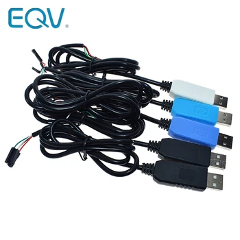 

PL2303 USB to UART TTL Cable Module FT232RL PL2303HX USB Transfer to TTL RS232 Serial Port Adapter Module CH340 Download cable