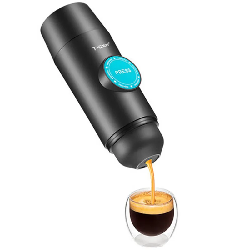 

80ML Portable Manual Coffee Machine Espresso Maker Handheld Pressure Espresso Coffee Machine Pressing Cup For Home Travel USB