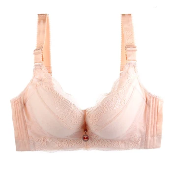 

Women Underwear Lightly Lined and Padded Bras Gather Push Up Lace Bra -MX8