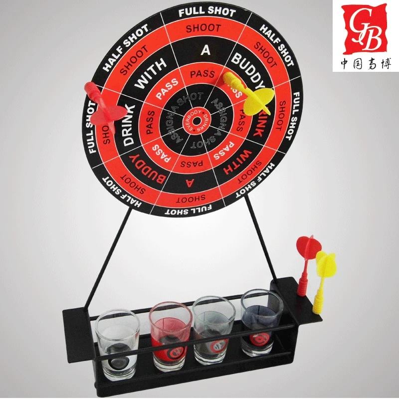 With Magnetic Mini Darts Wine with Cup Hob Game Wine Glass Magnetic Darts Add to the Fun Wine