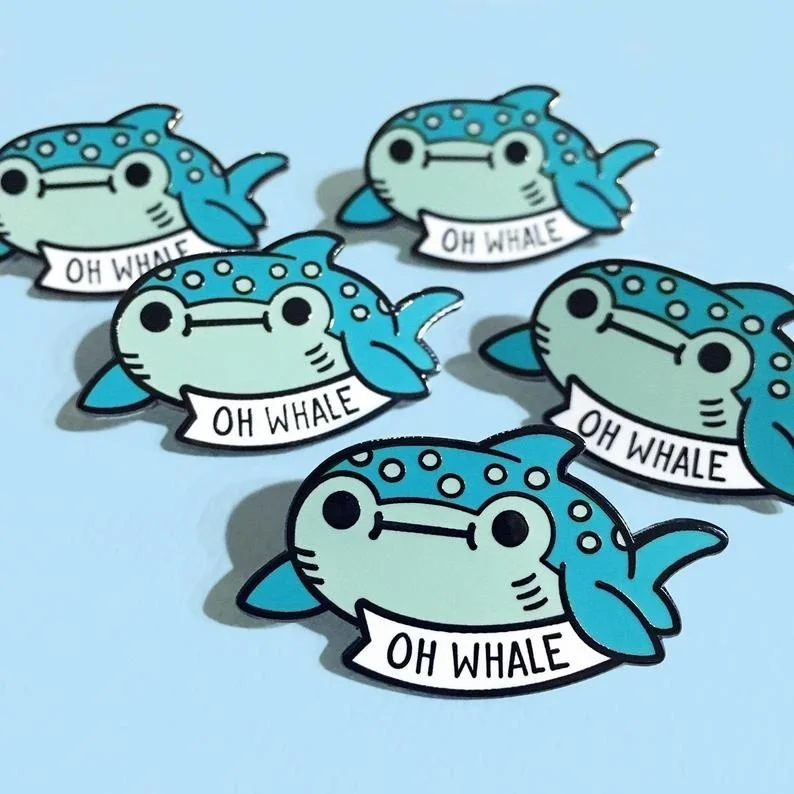 Oh Whale Женская Модная бижутерия, брошь-булавка