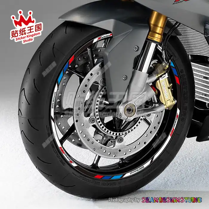 1 Bmw S1000rr S1000r S1000xrバイクホイールデカールテープステッカー反射リムモーターバイクステッカー Car Stickers Aliexpress