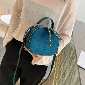 

Scrub Leather Crossbody Bags Designer Women Winter Shoulder Messenger Bag Female Luxury Handbags Purses Mini Phone Tote Handbag