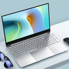 Четырехъядерный процессор Intel Celeron J4125 15,6 дюймовый ноутбук DDR4 8 Гб Оперативная память с 128G 256G 512G SSD 1 ТБ 2 ТБ Windows 10 pro 2,4G + 5G двухъядерный процессо...