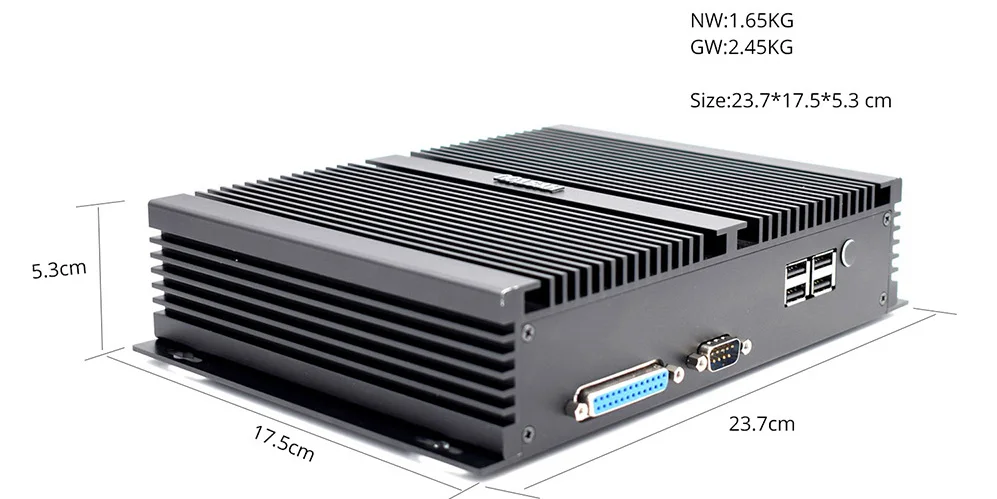Perfect Quad Core i5 8250u minipc windows Dual Lan Fanless Industrial Computer UHD Graphics 620 Intel i7 8550U linux Gaming Desktop 4
