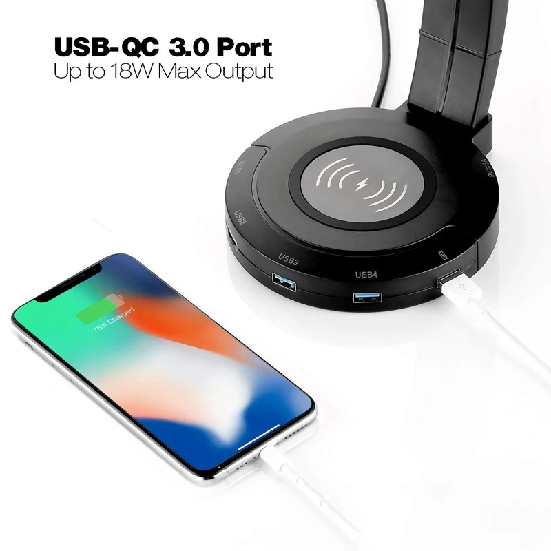USB Hook Desktop Rgb Headset Holder Can Be Used As A Data Transmitter