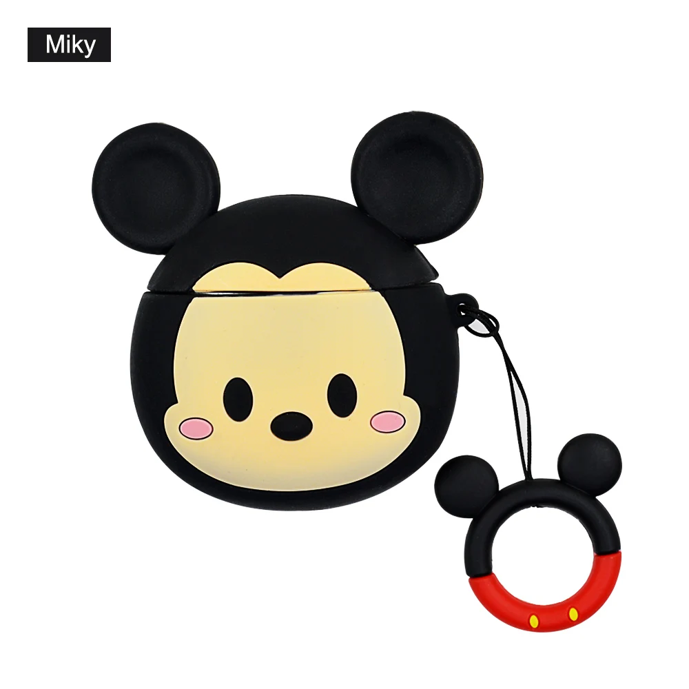 Miky Силиконовый защитный чехол CHIPAL Air pods для AirPods с милым 3D мультяшным Микки Минни для Apple airpod 2 Наушники - Цвет: Miky
