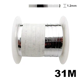 31M 1.2x0.12mm ECOWORTHY солнечная батарея PV МОНО фотоэлектрическая аксессуары для солнечной панели DIY Kit монокристаллическая пайка с флюсом железная ручка автобусная проволока - Цвет: 31M 1.2x0.12mm