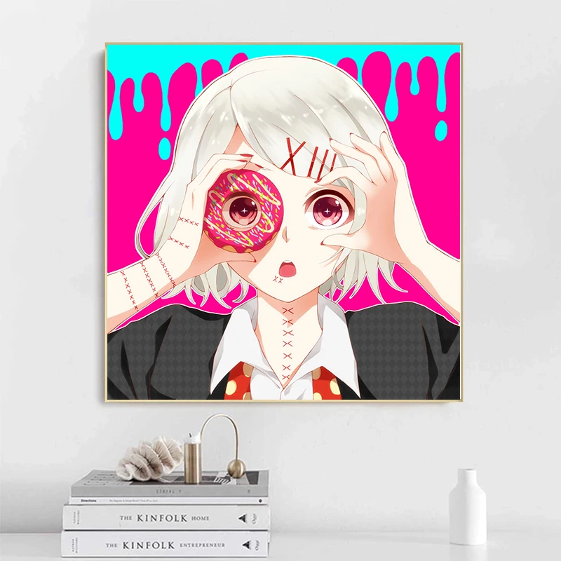 Colorful Japan Anime Tokyo Ghoul Poster Japanese Anime Wall Decoration Poster Art Prints 50 X 70 Cm No Frame Painting Calligraphy Aliexpress