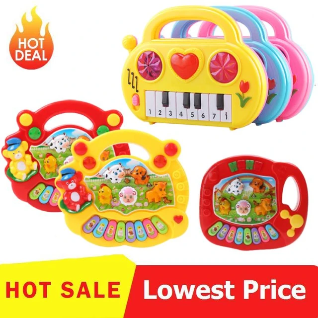 Baby Musical Educational Piano Toy Animal Developmental Music Toys