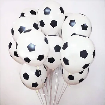 

20pcs 12inch Footballl Latex Balloon Boy Birthday Party Soccer Balloon Inflatable Air Helium Ballls Sports Meet Event Decoration