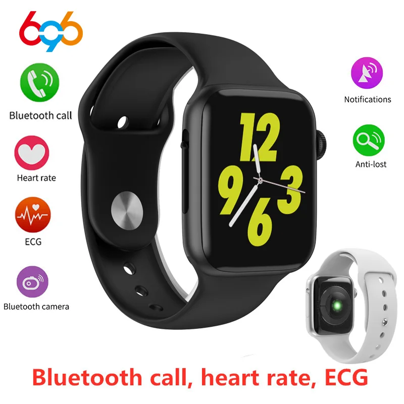 696 умные часы W34 с Bluetooth и функцией вызова ЭКГ монитор сердечного ритма iwo 8 lite для