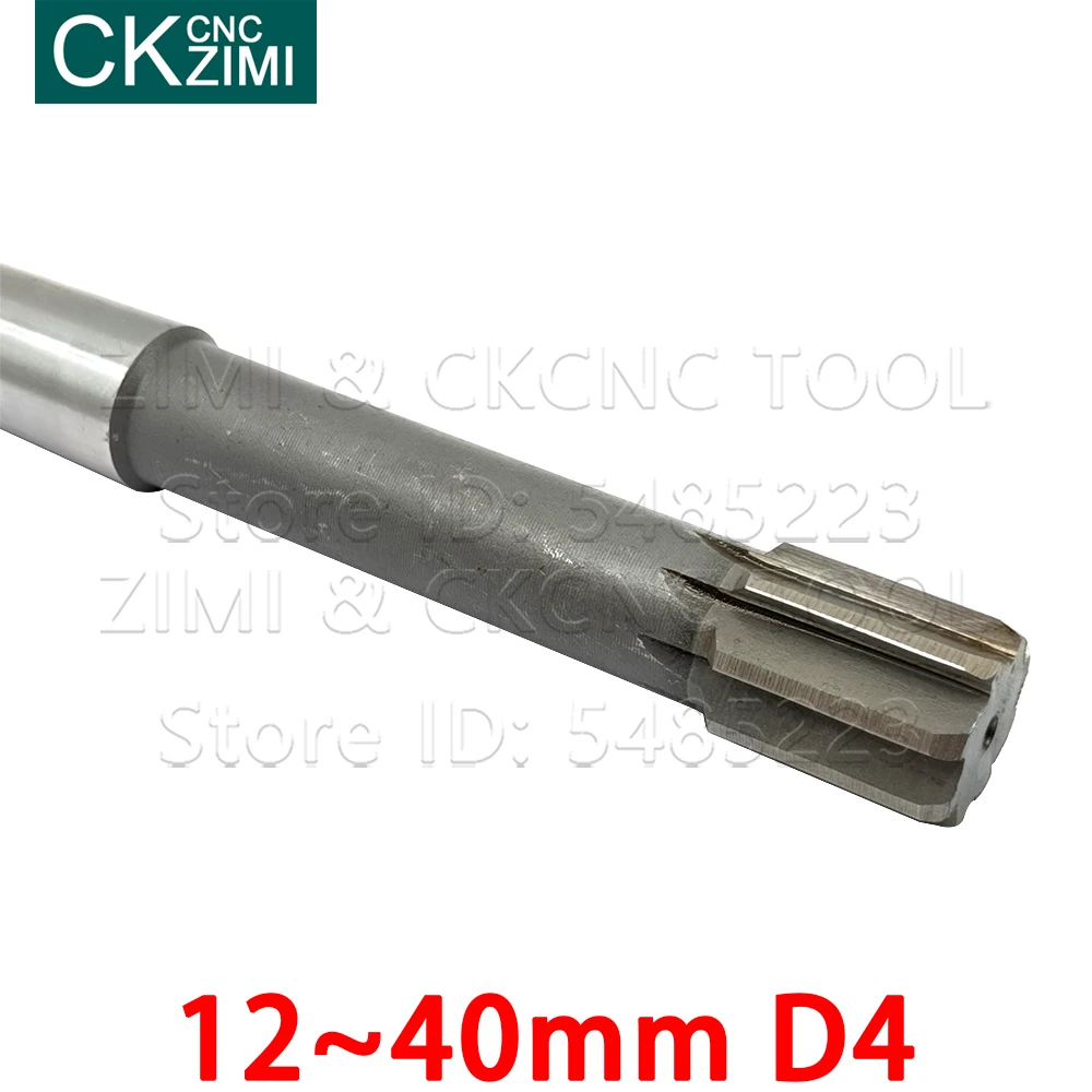 1P 12D4 15D4 16D4 17D4 18D4 20D4 22D4 24D4 25D4 28D4 30D4 32D4 34D4 35D4 40D4 HSS D4 reamers with Reamer for taper shank machine 5
