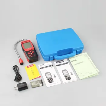 

TA8406A Charging Power Handheld Natural Gas Detector Combustible Gas Sniffer Methane Leak Sensor Alarm LED light Alarm Buzzer