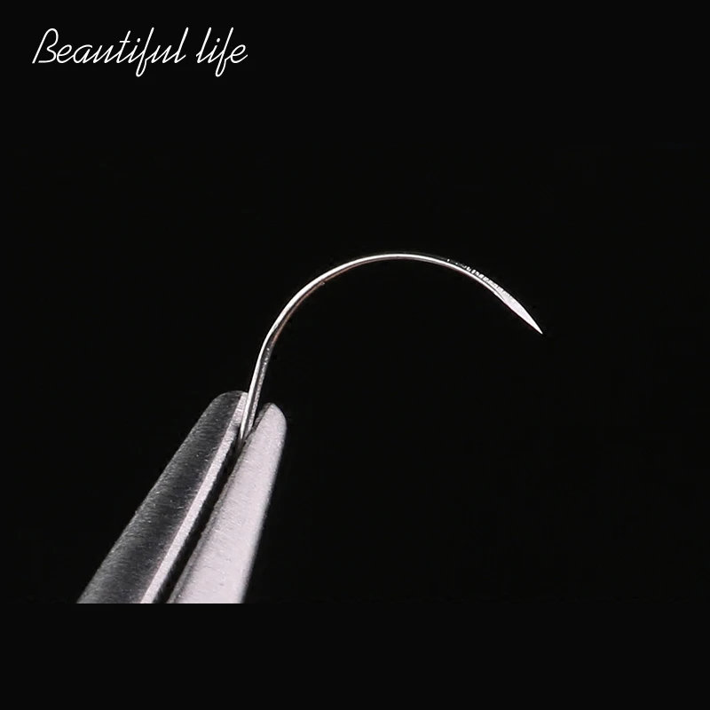 10 pcs Suture needle surgery tool nano-traceless angle needle eyelid burying surgical instrument triangle eyebrow canthus ophthalmic tool plastic surgery tool