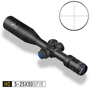 

Discovery HD 5-25X50 SFIR Hunting Riflescope Illumination Reticle High Power Tactical Shooting Scope Optic Sights Fit .308