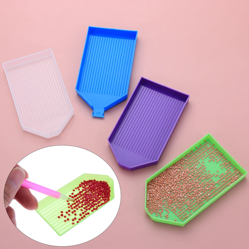 Plastic Tray Square Diamond Painting Diamond Painting Large Capacity