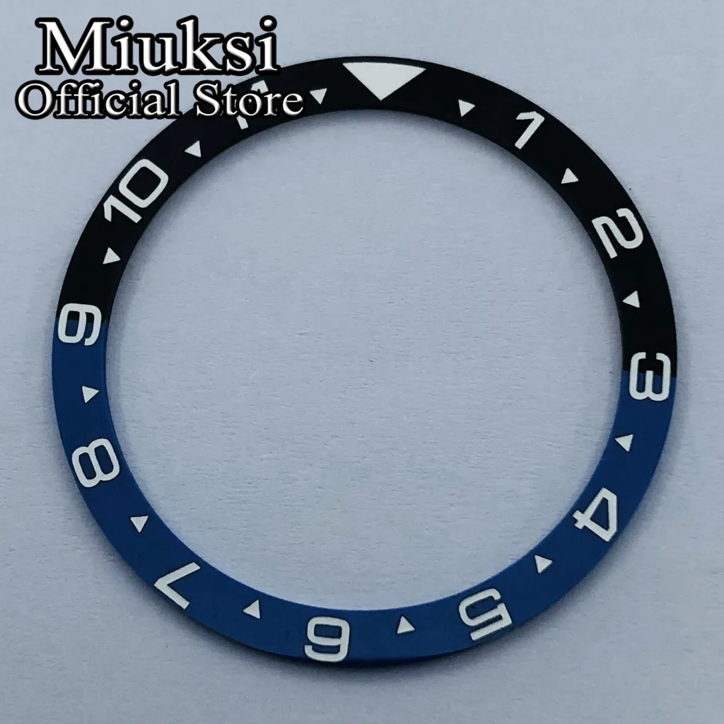 Premium Stainless Steel & Ceramic Bezel Insert – 38mm Replacement Watch Accessory