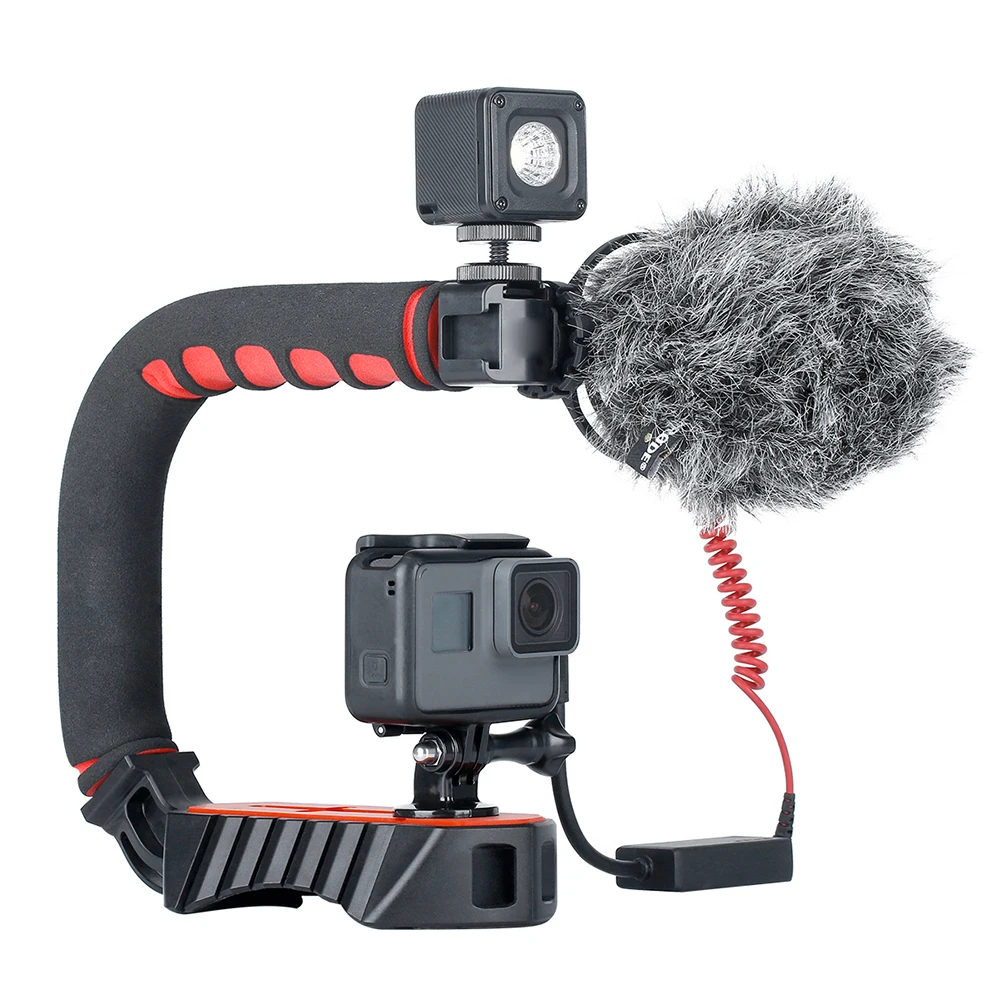 Ulanzi U-Grip PRO u-образный кронштейн ручка для видео ручной стабилизатор держатель с 1/4