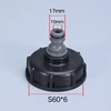 S60x6 Coarse Thread IBC Water Pipe 1/2 Inch Tap Cap Tank Adapter Compatible with IBC Tank ► Photo 3/6