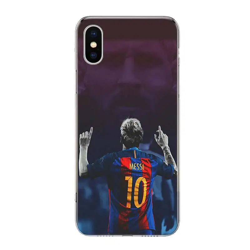 Lionel Messi чехол для телефона для iPhone 11 Pro 7 6X8 6S Plus XS MAX+ XR 5S SE 10 Ten Art TPU Coque Capa Shell