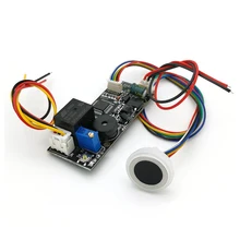 K261 + r557 dc12v baixa potência consumo de impressão digital identificação relé saída para controle acesso