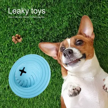 

Lovely Pet Dog Toy Planet Shaped Durable Rubber Training Food Leaking Snack Toy Interactive Puppy Bite Resistance Supplies
