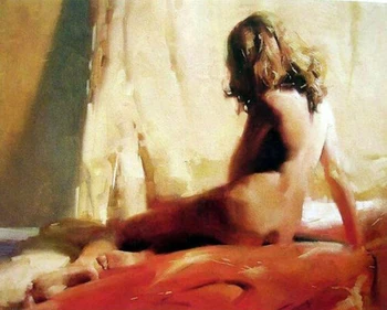 

Artists perfect original works modern art oil, hand painted women on canvas, human models