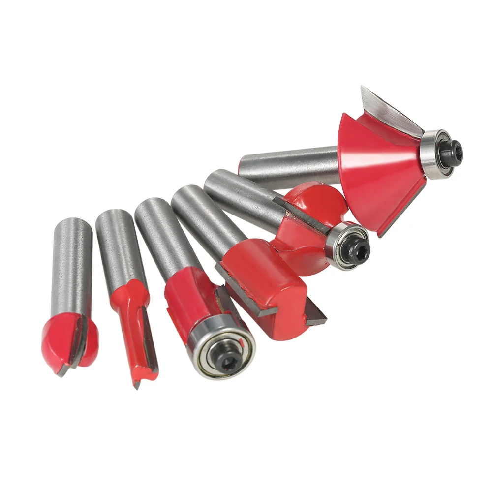 

Hot New 12PCS Milling Cutter Router Bit Set 8mm Shank Mill Woodworking Wood Cutters Tool for Floor Handmade Engraving Cutting