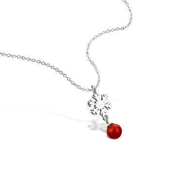 

Hot Pendant Girl Fashion Simple Necklace 925 sterling silver chain Lady Charm Necklace Hip Hop Accessories Female Christmas Gift