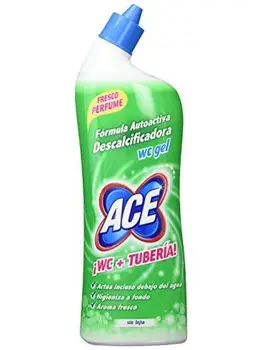 

Ace – WC + Plumbing Self-Acting and decalcifying Gel (no Bleach) – 700 ml – [Pack of 4]