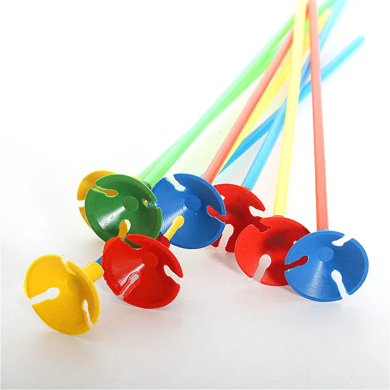 SUEF 40 см 10 комплектов держатель воздушных шаров палочки с чашкой латексные воздушные шары палочки белые ПВХ вечерние украшения стержни для свадьбы