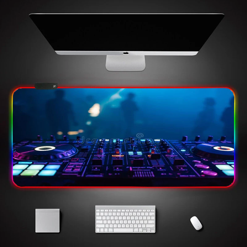 

MRGLZY RGB ASUS Moba Notebook Keyboard Pad Luminous RGB Colorful Sliding Internet Cafe Home Gaming Gaming Smooth Eating Chicken