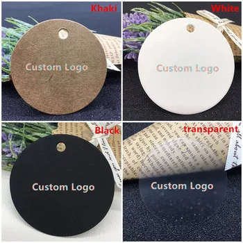 

1000PCS Custom Free Print Logo 5cm/1.97inch 300 gsm hangtag/clothing hang tag/customized hang tags for clothing/bags