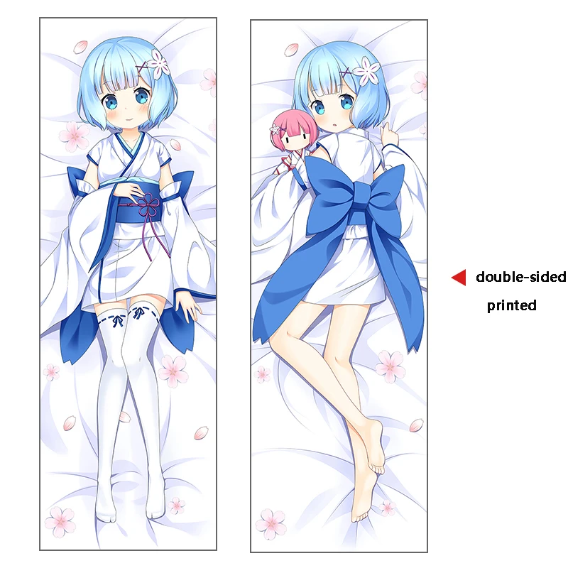 F (1pcs Pillow case) 1 шт. аниме Re: Zero Hajimeru Isekai Seikatsu мультфильм Rem Ram обнимающий чехол для тела чехол для подушки домашний декор Подарки для женщин - Цвет: F (1pcs Pillow case)