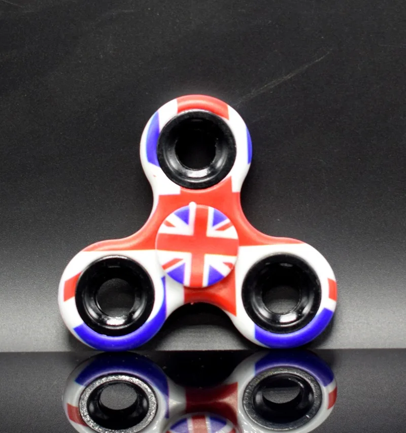 AliExpress Спиннер-Спиннер с тройной фольгой, EDC, игрушка для снижения давления, креативный Камуфляжный Спиннер, снимающий спиннинг