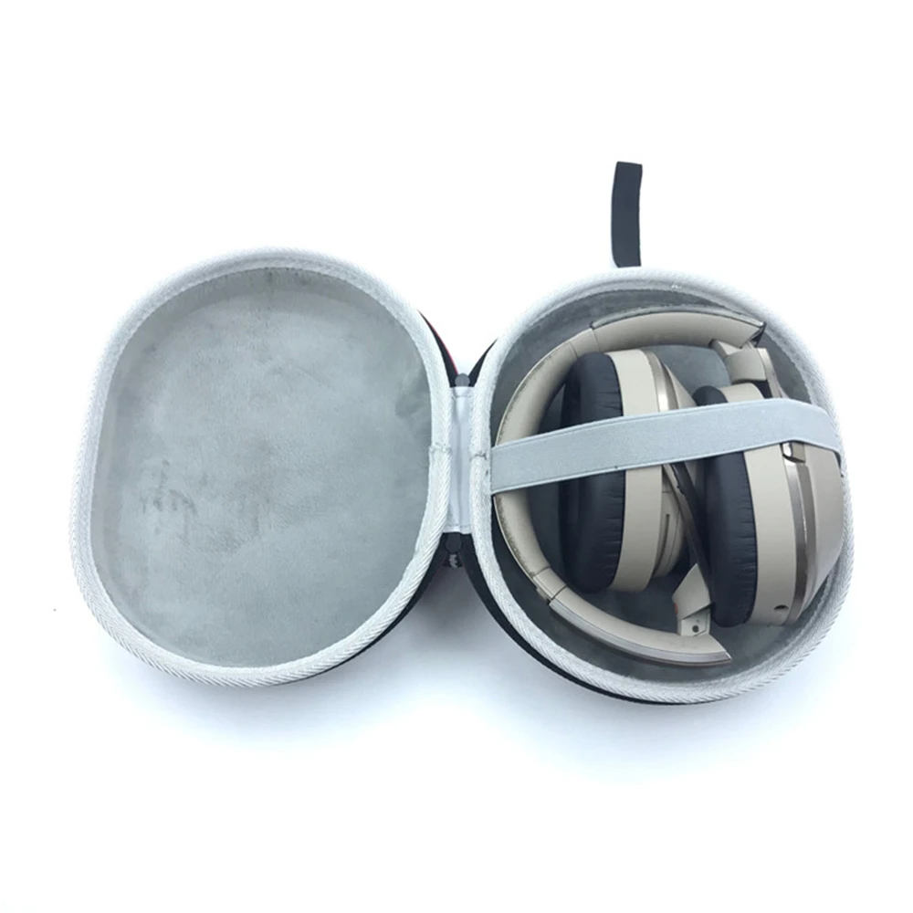 Protective Hard EVA Earphone Storage Bag Soft Inner Velvet Headphone Protective Box Pouch for Sony 1000XM3 1000XM2 H900N